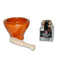 AZ007 - La Mancha Saffron Jar with Mortar &amp; Pestle