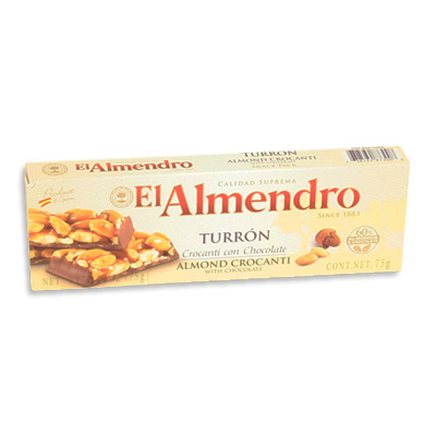 Almond Crocanti Turron Chocolate Snack Size TR012