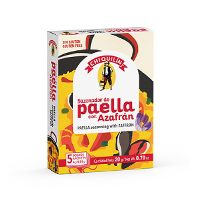 AZ002 - Paella Seasoning Sachets with Saffron