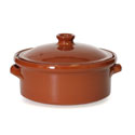 CP050 - Cocotte Terra-Cotta Clay Pan with Lid - Medium